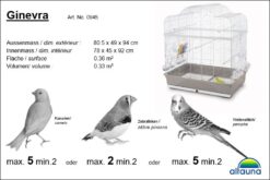 Alternative view of Vogel Ginevra 80,5x49x94cm, weiss