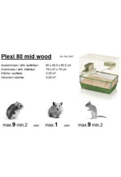 Rat Plexi 80 Mid Wood, beige/grün