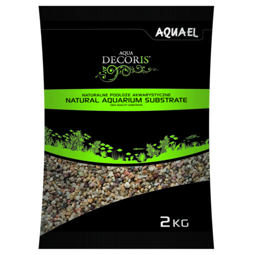 NATURAL MEHRFARBIG GRAVEL 1.4 - 2 mm 2KG