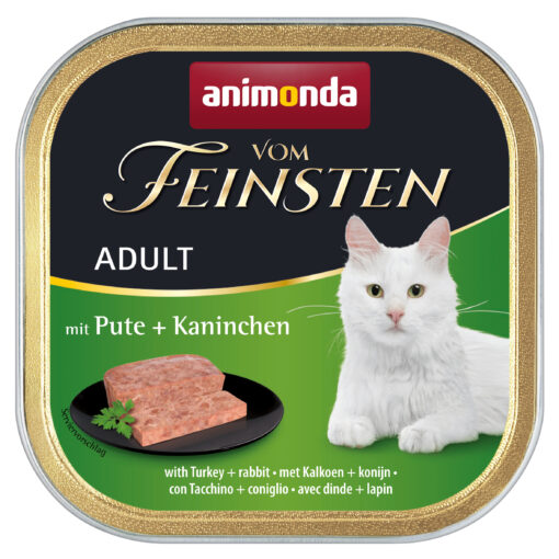 Animonda, Chat, Vom Feinsten Adult, avec dinde + lapin 100g / VE 32