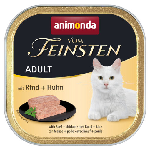 Animonda, chat vom Feinsten Adult, avec buf + poule 100g / VE 32