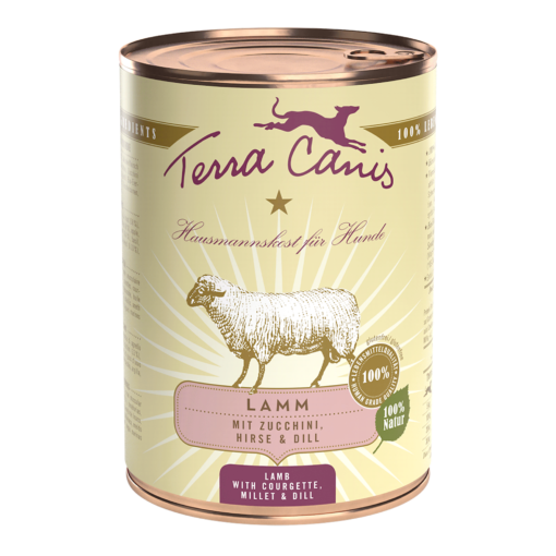 Classic s.gluten,Agneau a.courgette, millet+aneth 400g