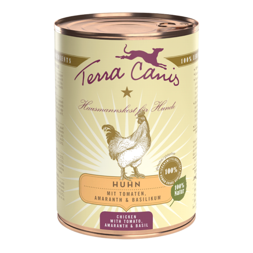 Classic getreidearm Huhn mit Tomate, Amaranth & Basilikum 400g