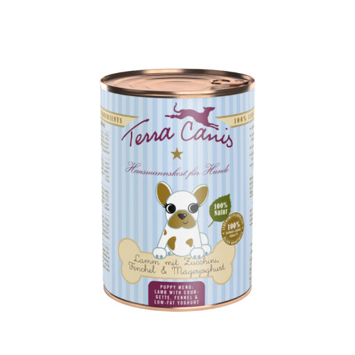 Chiots, agneau a.courgettes,fenouil+yaourt maigre 400g