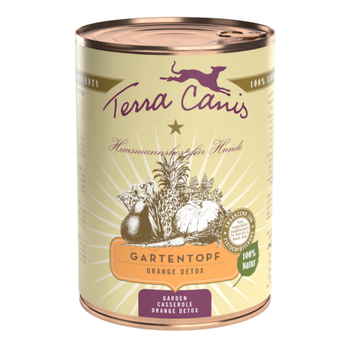 Gartentopf Orange Detox,schonend gegarte Obst-Gemüse-Misch. 400g