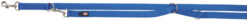 Premium laisse réglabl. double, 2m,bleu royale