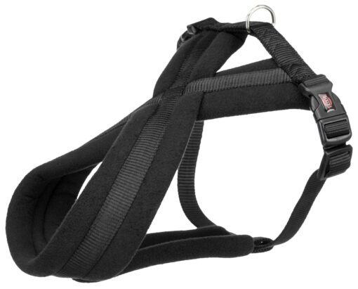 Premium Touren-Geschirr schwarz S-M, 20mm, 40-70cm
