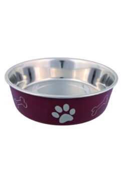 Ecuelle en acier inox avec revêtement plastique, 1.5 l