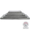 Vital matelas Lonni, carrés, 60×45cm, gris
