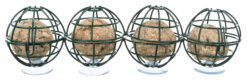 Mangeoire boule de graisse pour vitre de fenêtre, ø 7×29cm,