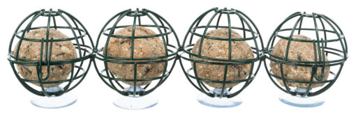 Mangeoire boule de graisse pour vitre de fenêtre, ø 7×29cm,