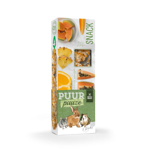 Puur Sticks Orangen/Papaya Nager, 2Stk. 110g