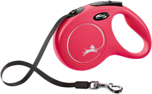 flexi New CLASSIC ceinture, M: 5m, rouge M: 5m