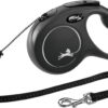 flexi New CLASSIC, laisse corde, M: 5m, noir