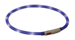 Alternative view of Flash Leuchtring USB, royalblau, Silikon, XS-XL: 70 cm/ø10mm
