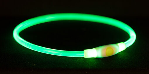 Anneau lumineux Flash USB, S-M: 40 cm/ø 8 mm, vert S-M: 40cm/ø 8mm