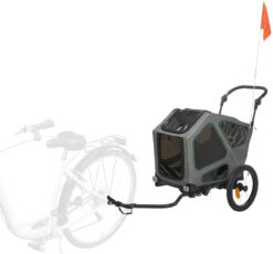 Alternative view of Fahrrad-Anhänger, S: 41,5×59×78/130 cm grau/salbei