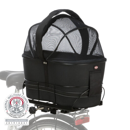 Panier pour vélo, 48x29x42cm, noir