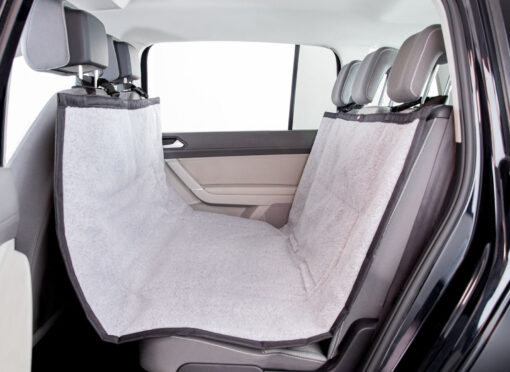 Protège-siège de voiture, gris/noir 1.45x1.60m
