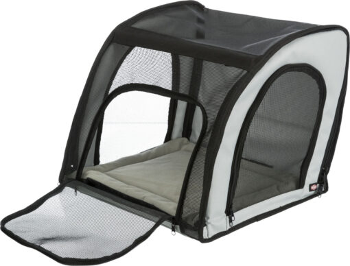 Auto-Sitz, 44×37×40cm,grau/schwarz