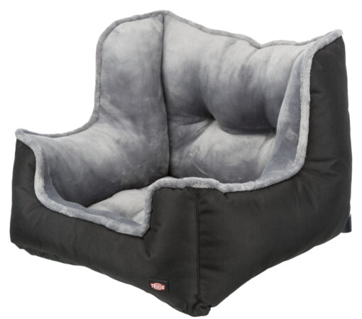 Siège de voiture, 50×40×50cm, noir/gris