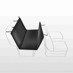 Alternative view of Couverture pour sièges de voiture,1,40×1,45m,noir/beige