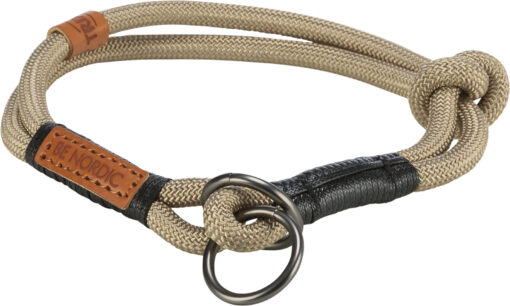 BE NORDIC collier semi-étrangleur, S-M: 40cm/ø 8 mm, sable/n S-M: 40cm/ø 8 mm