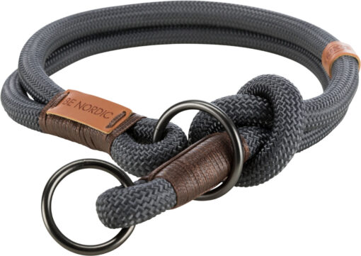 BE NORDIC collier semi-étrangleur, L: 50 cm/ø 13 mm, gris fo L: 50 cm/ø 13 mm