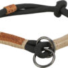 BE NORDIC collier semi-étrangleur, L: 50cm/ø 13 mm, noir/sab