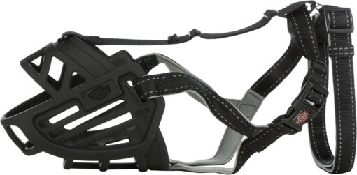 Muselière Muzzle Flex, silicone, S, noir S, schwarz