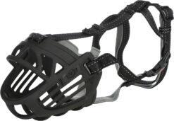 Alternative view of Muselière Muzzle Flex, silicone, M-L, noir