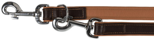 Active Comfort laisse réglable, M-L: 2,00 m/25 mm, brun/brun M-L: 2,00 m/25 mm