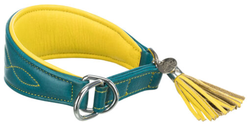 Active collier Comfort pour lévriers, en cuir, S: 27-35cm/55 S: 27-35cm/55m