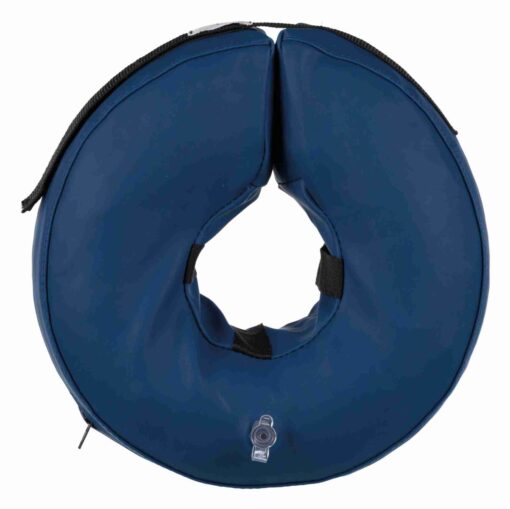 Collier de protection, gonflable, S, bleu S