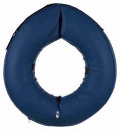 Collier de protection, gonflable, L-XL, bleu