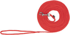 Laisse de chasse, Nylon, 15m,rouge