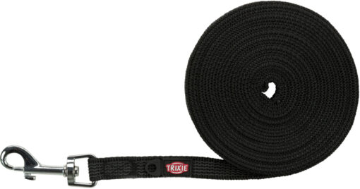 Schleppleine, gummiert, schwarz S-M: 5 m/15mm