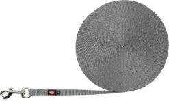 Laisse à pister, extra légère, XS-S: 15 m/10mm, gris grap