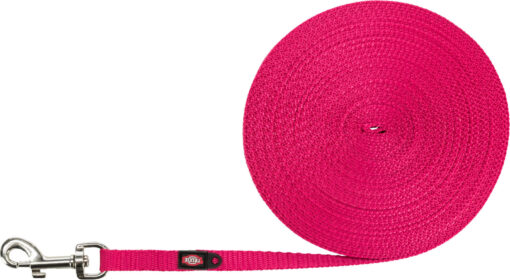 Laisse à pister, extra légère, XS-S: 10 m/10mm, fushia XS-S: 10 m/10mm