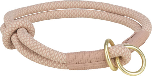 Soft Rope collier semi-étrangleur, rose/rose clair S: 35cm/ø 6mm