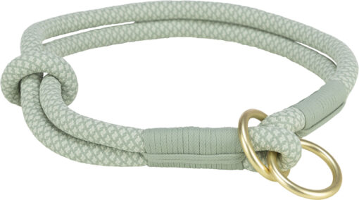 Soft Rope collier semi-étrangleur, sauge/menthe S: 35cm/ø 6mm