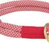 Soft Rope collier semi-étrangleur,  rouge/crème