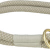 Soft Rope collier semi-étrangleur,  gris/gris clair