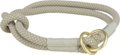 Soft Rope collier semi-étrangleur ,gris/gris clair