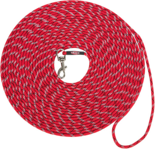 Junior Welpen-Schleppleine, XXS-XS: 8 m/ø 4 mm, rot