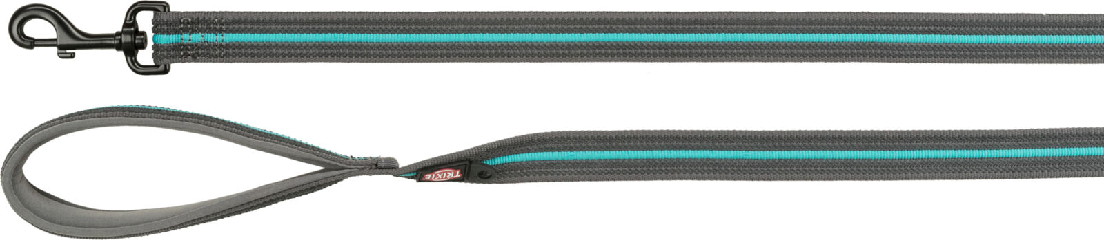 Fusion Leine, extra lang, grafit/ozean L-XL: 1,80 m/25mm Fusion Leine, extra lang, grafit/ozean L-XL: 1,80 m/25mm