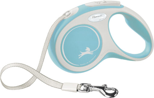 flexi New COMFORT, Gurt, hellblau S: 5 m