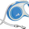 flexi New COMFORT, laisse sangle, M: 5 m, bleu
