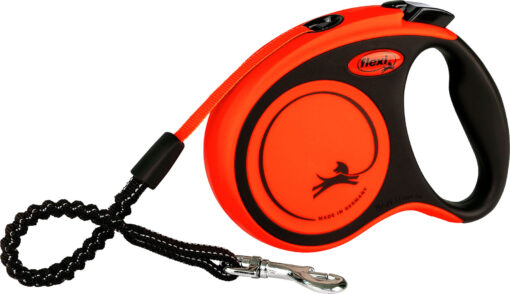 flexi XTREME, Gurt, schwarz/orange S: 5 m