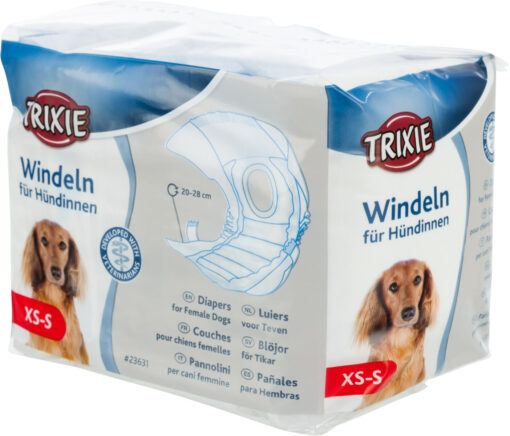Couches pour chiens femelles, XS-S 20-28cm, 12St., XS-S